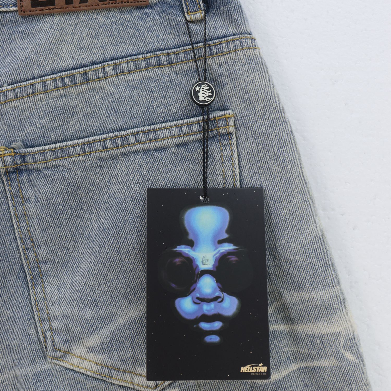 Coco Shoes Hellstar Nylon Shorts #8639 Denim Blue