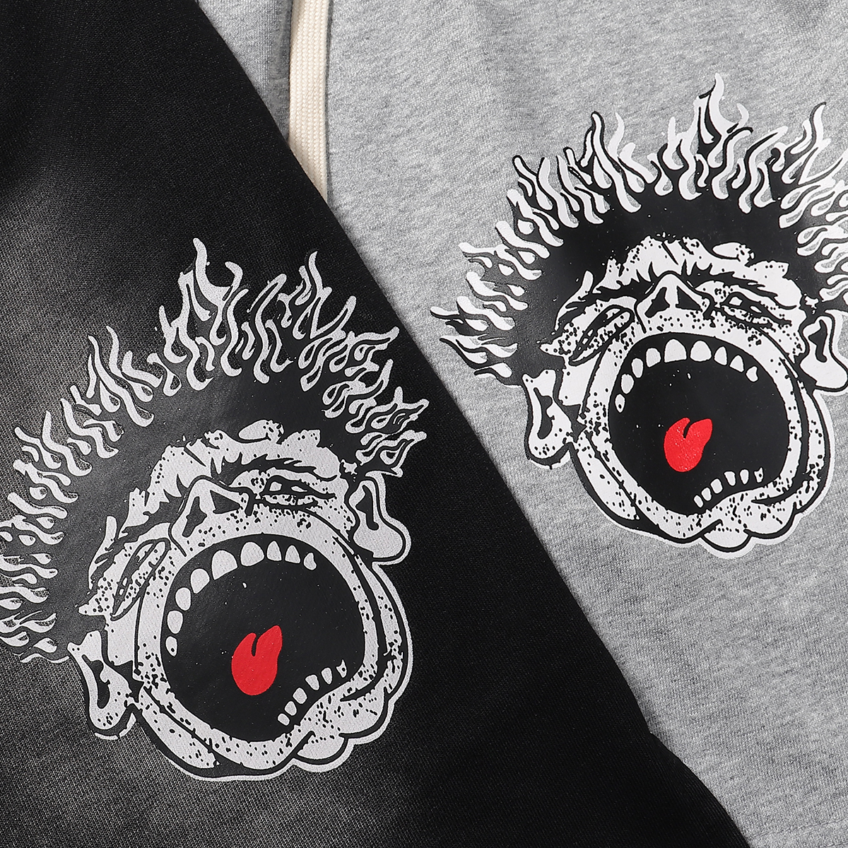 Coco Shoes Hellstar Records Funny Smiley Face Shorts #2511 Black/Grey