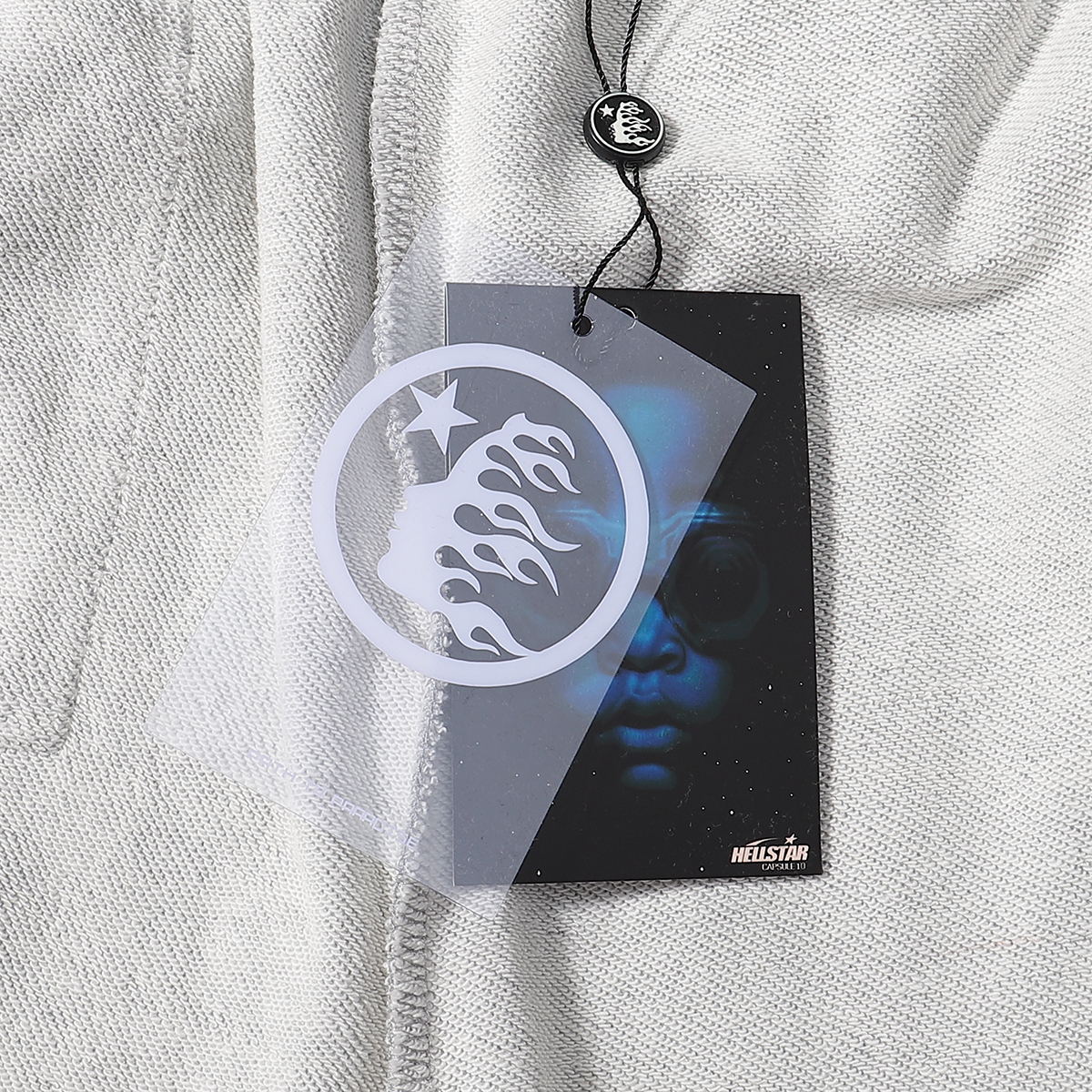 Coco Shoes Hellstar Records Funny Smiley Face Shorts #2511 Black/Grey