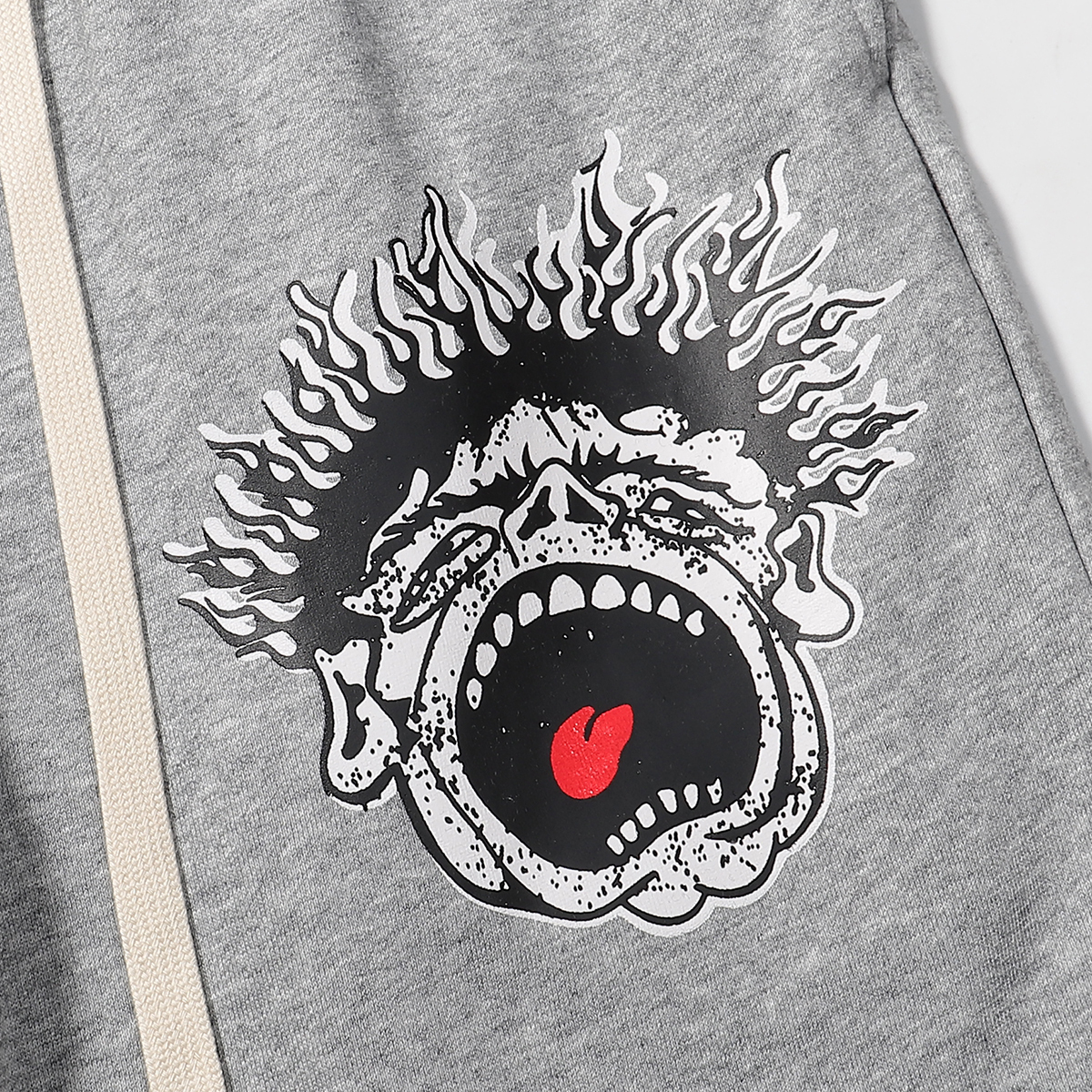 Coco Shoes Hellstar Records Funny Smiley Face Shorts #2511 Black/Grey