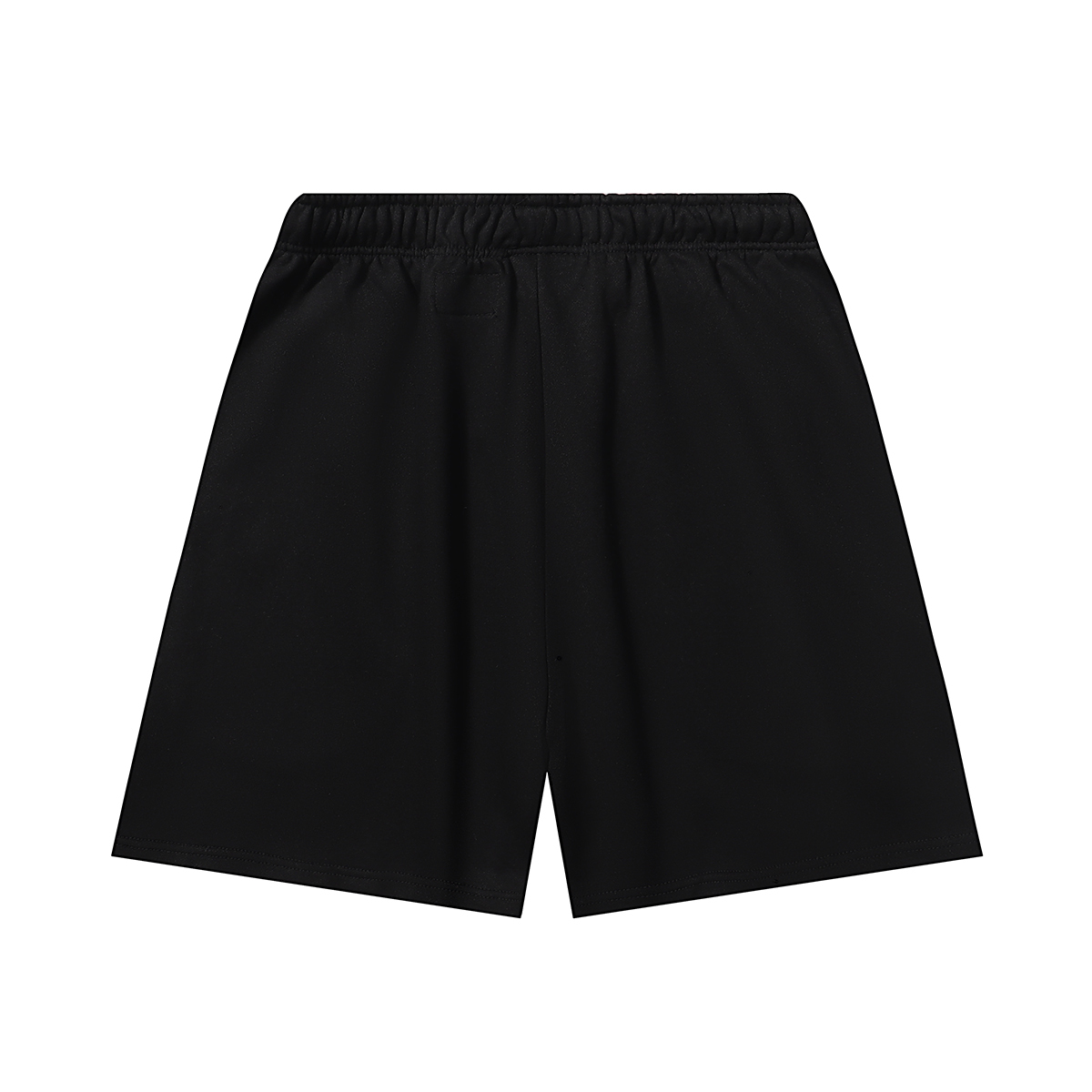 Hellstar Relaxed Elastic Waist Street Wear Cotton Terry Shorts #2509 Black/Yellow