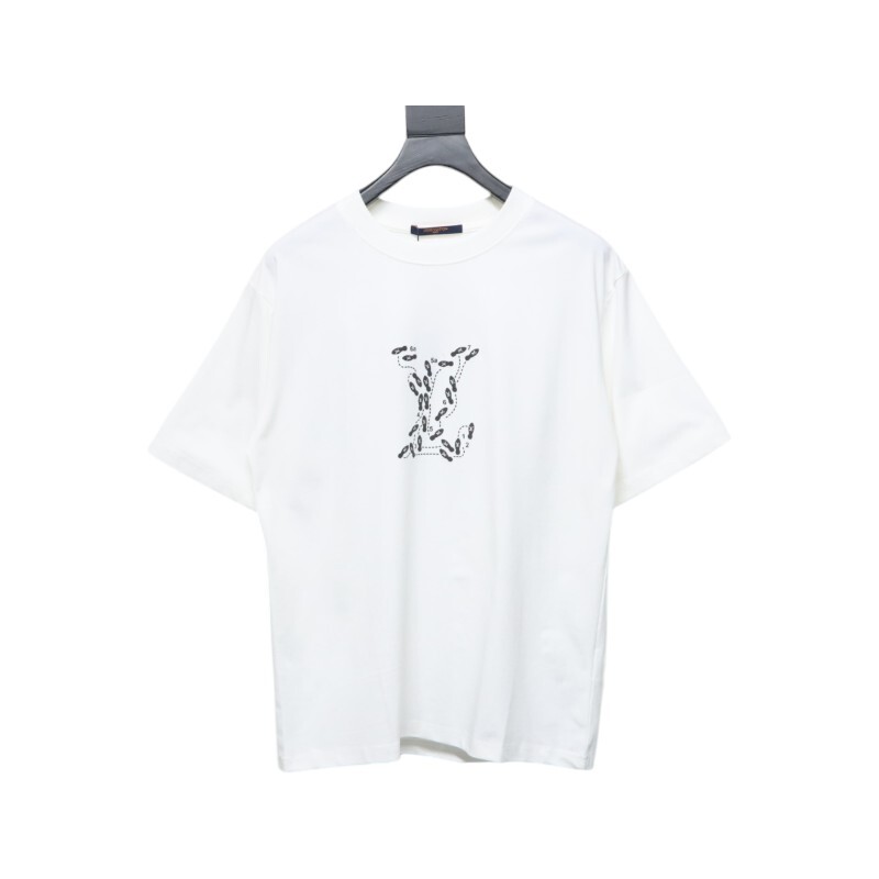 Coco Shoes Louis Vuitton Special Project Employee-only Original Stamps Cotton T-shirt White