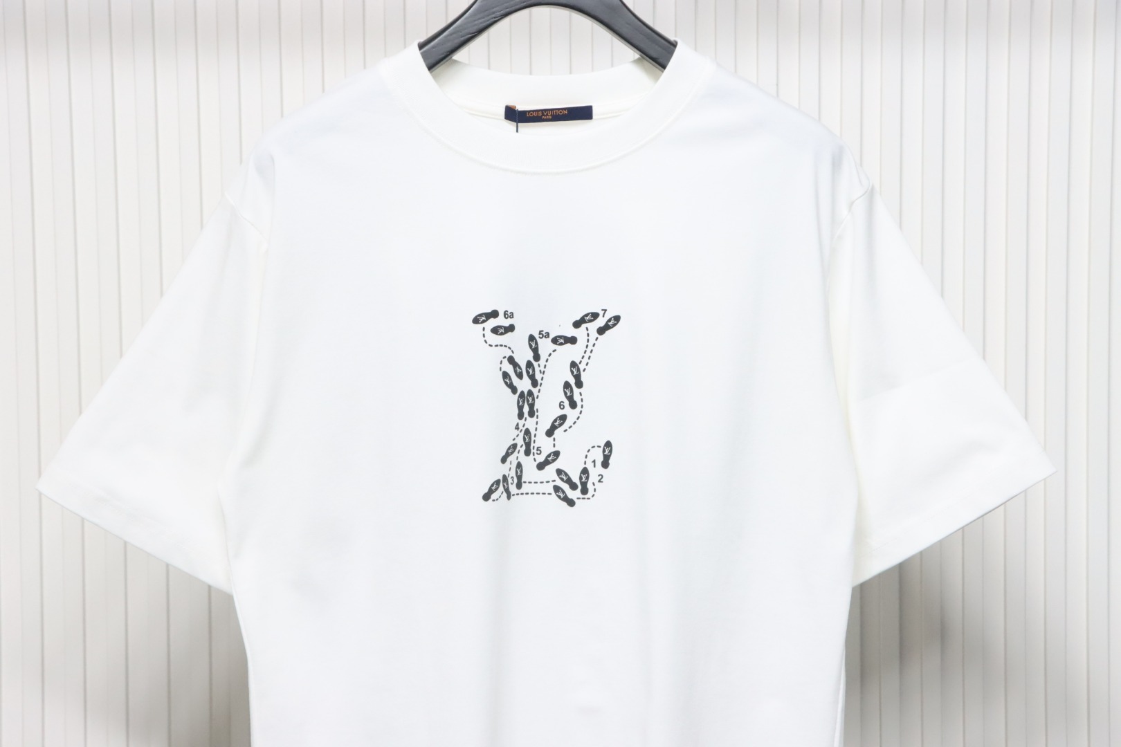 Coco Shoes Louis Vuitton Special Project Employee-only Original Stamps Cotton T-shirt White