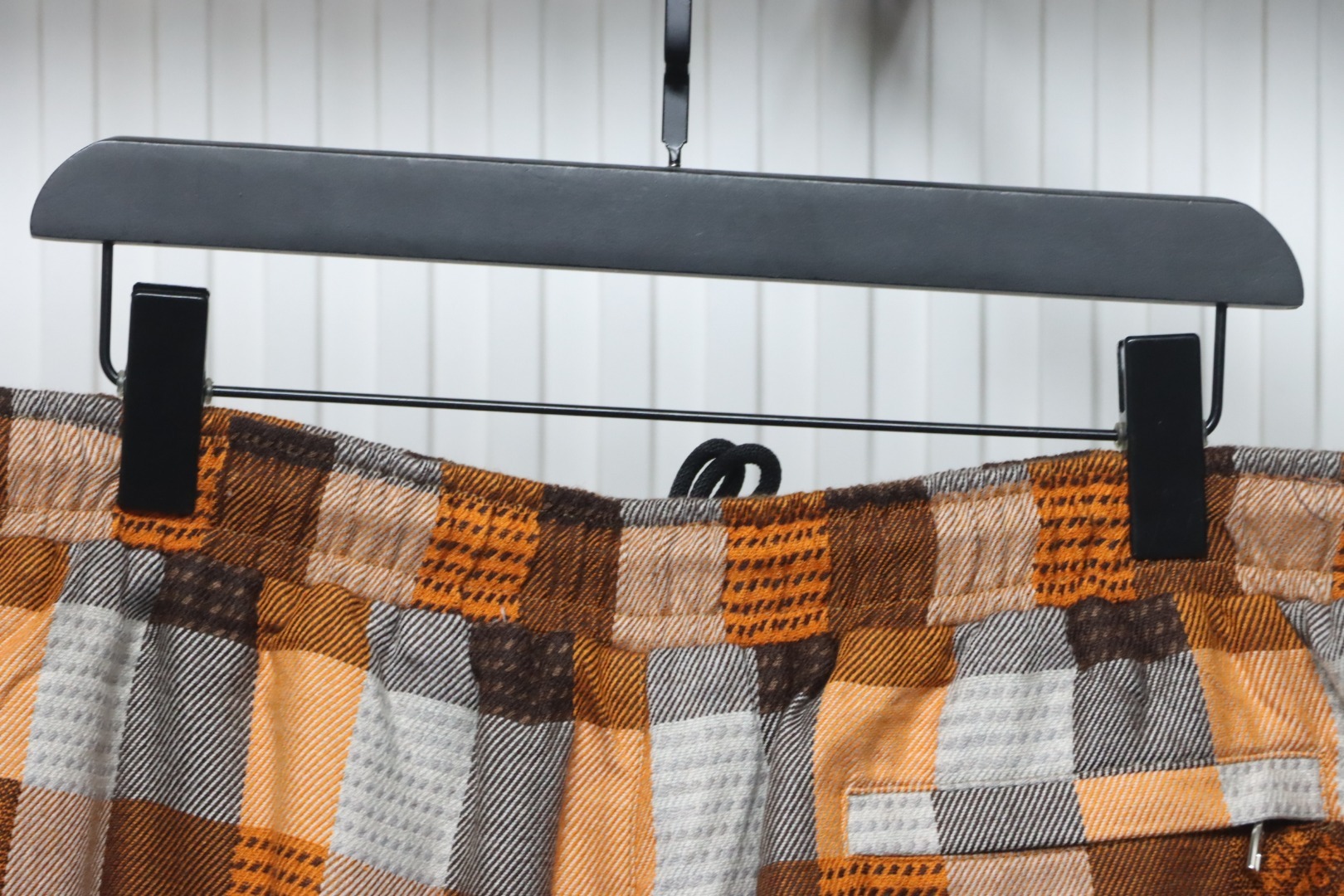 Louis Vuitton Check Embroidered Lettering Shorts