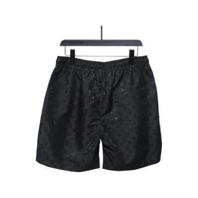 Coco Shoes Louis Vuitton Jacquard All Print Zip Up Shorts 02