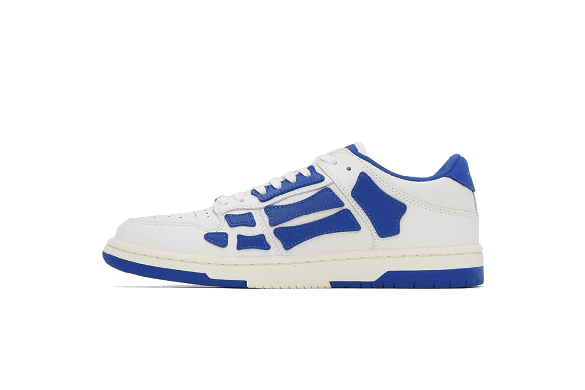 Coco Shoes Amiri Skel Top Low White Blue PS22MFS003-123