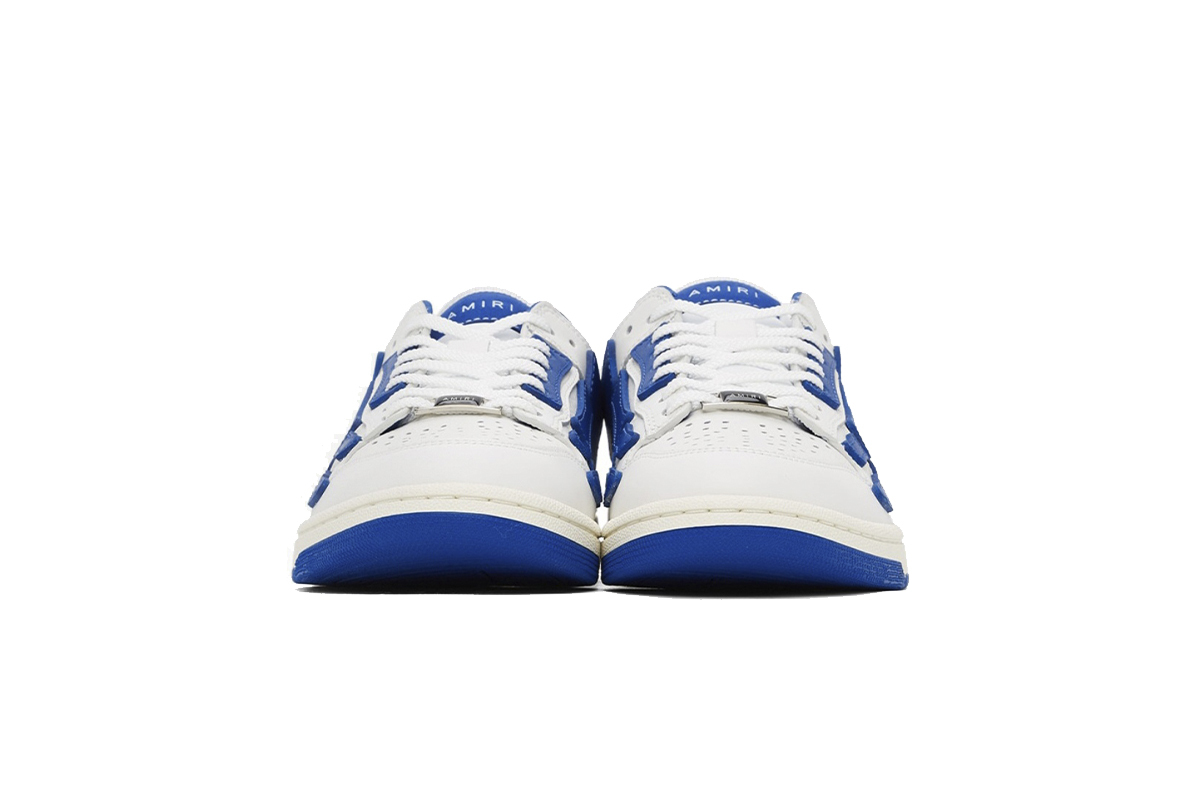 Coco Shoes Amiri Skel Top Low White Blue PS22MFS003-123