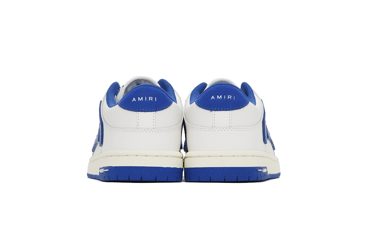 Coco Shoes Amiri Skel Top Low White Blue PS22MFS003-123