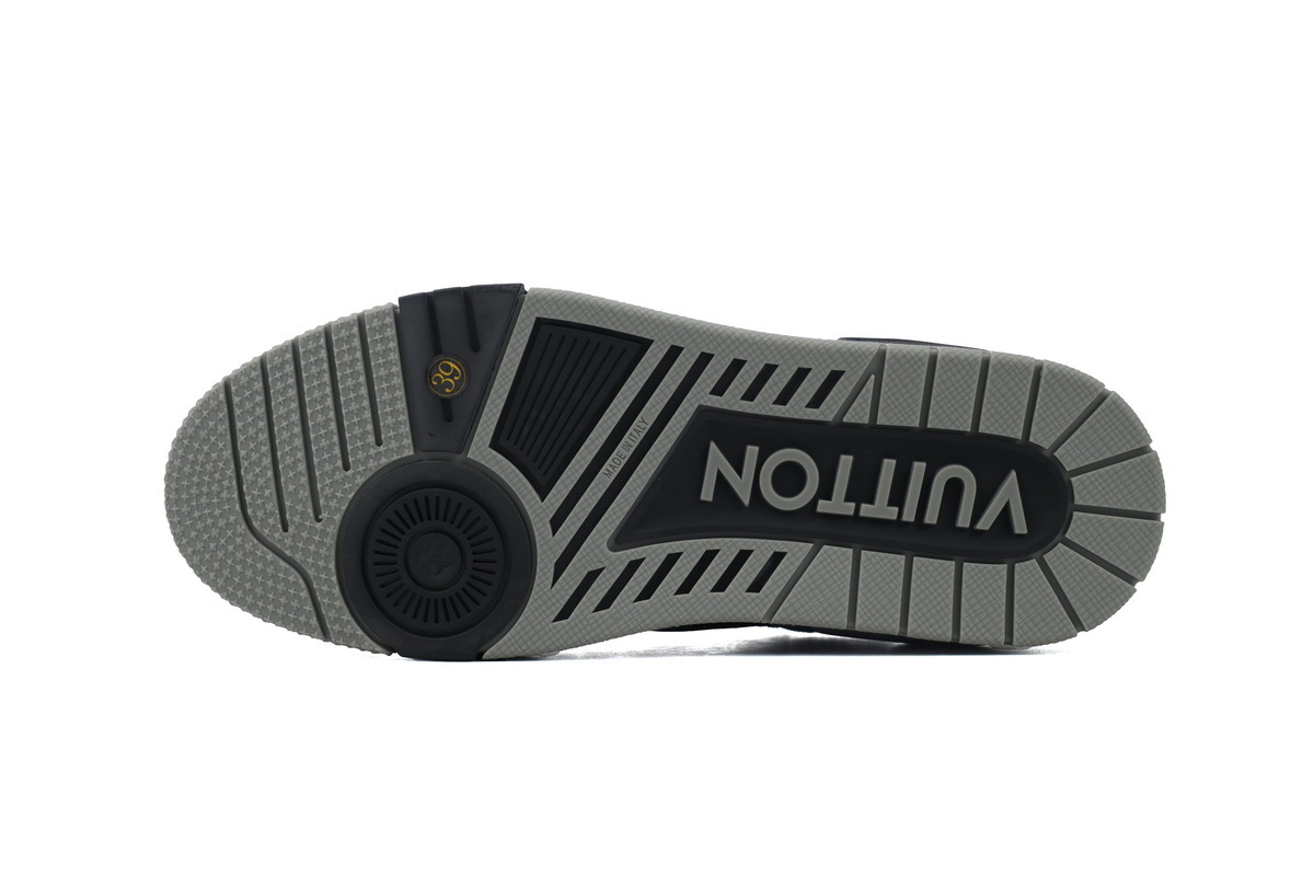 Coco Shoes Louis Vuitton Trainer x Nigo Black Denim 1A9IPX/1A9IPH