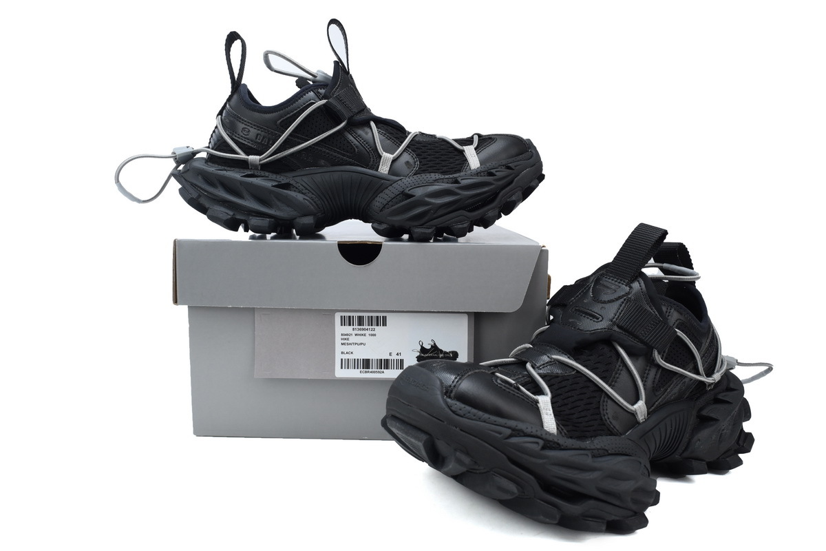 Coco Shoes Balenciaga Hike All Black 804921WHIKE1000