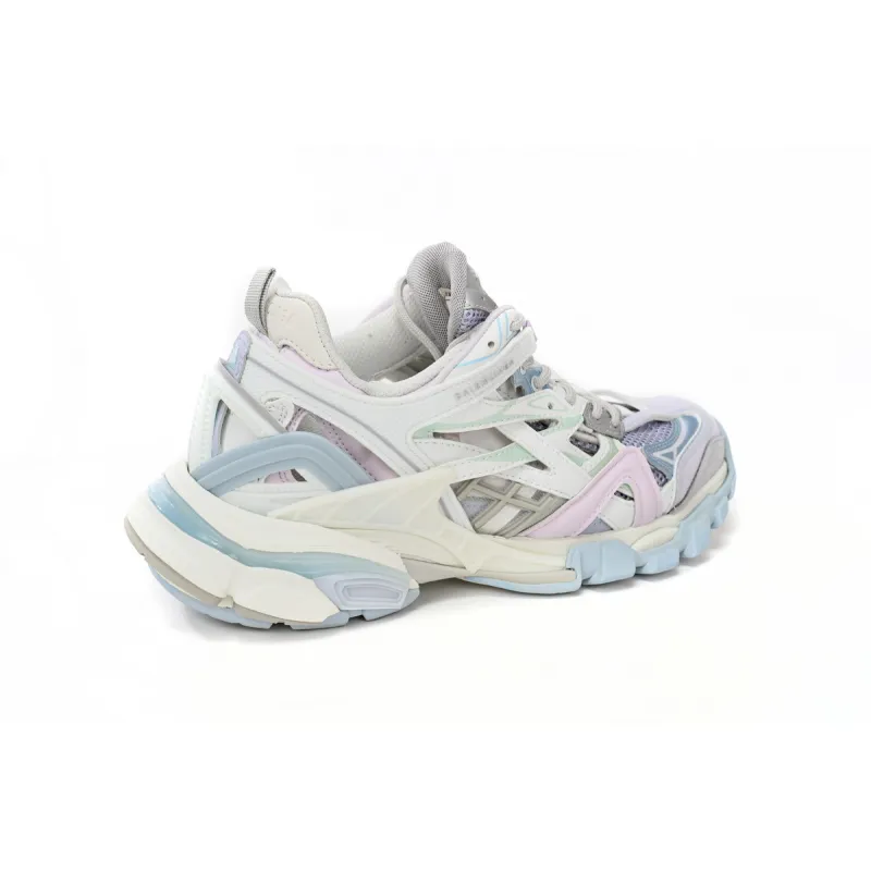 Balenciaga Track.2 Sneaker Military Black Pale White Purple 568615 W2GN3 9045