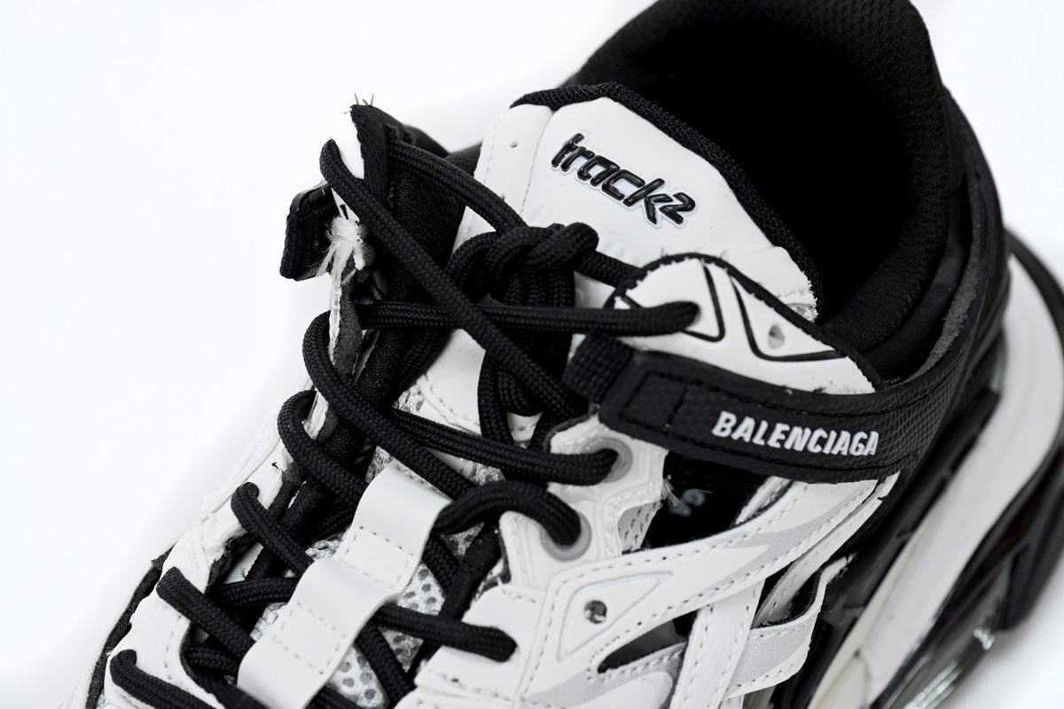 Balenciaga Track.2 Sneaker Black And White 568614 W2GN3 1090