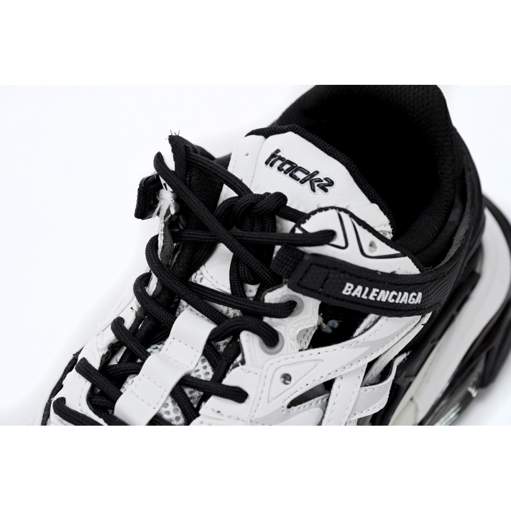 Balenciaga Track.2 Sneaker Black And White 568614 W2GN3 1090