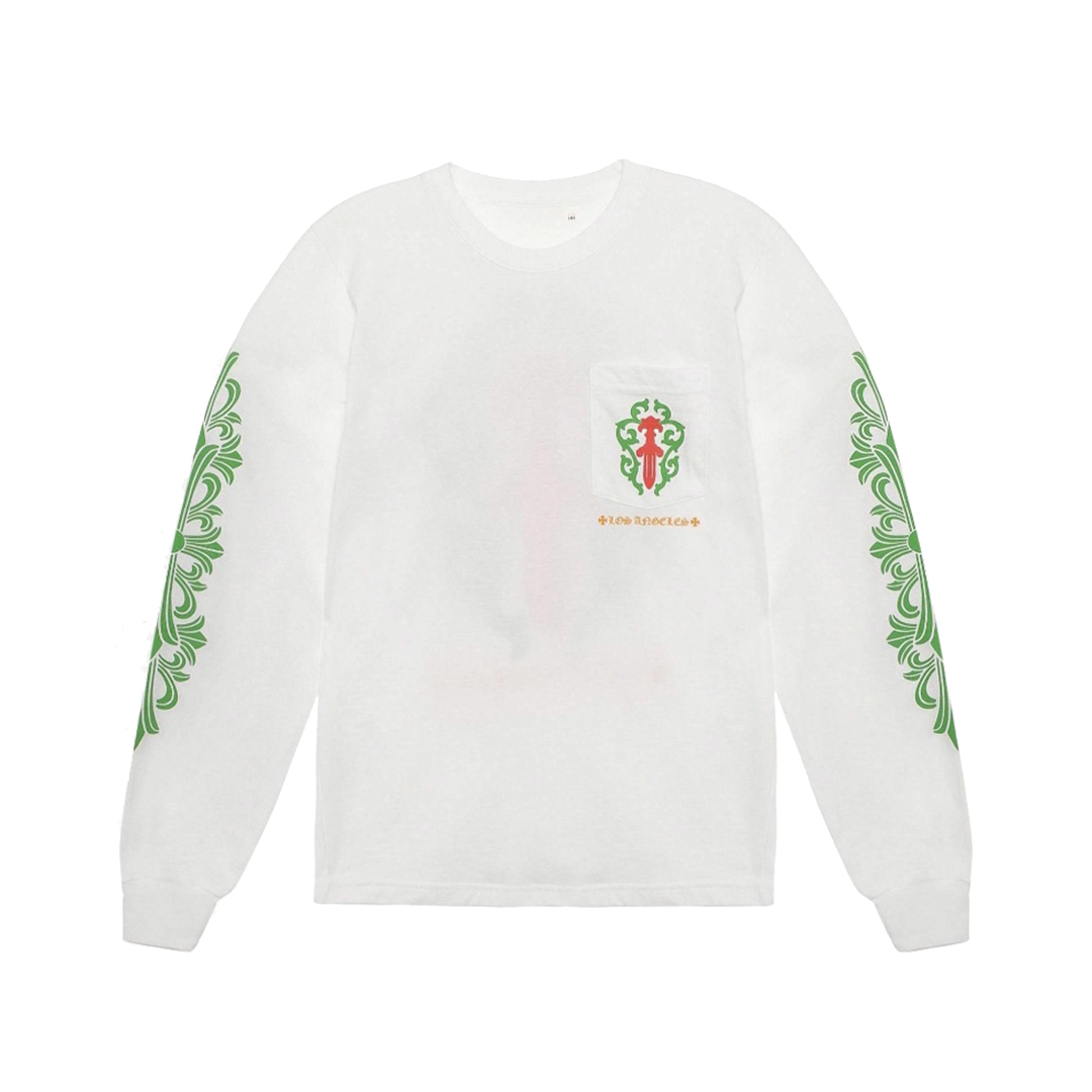 Chrome Hearts Los Angeles Exclusive Christmas L/S T-shirt White CH-032060005