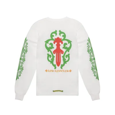 Chrome Hearts Los Angeles Exclusive Christmas L/S T-shirt White CH-032060005 02