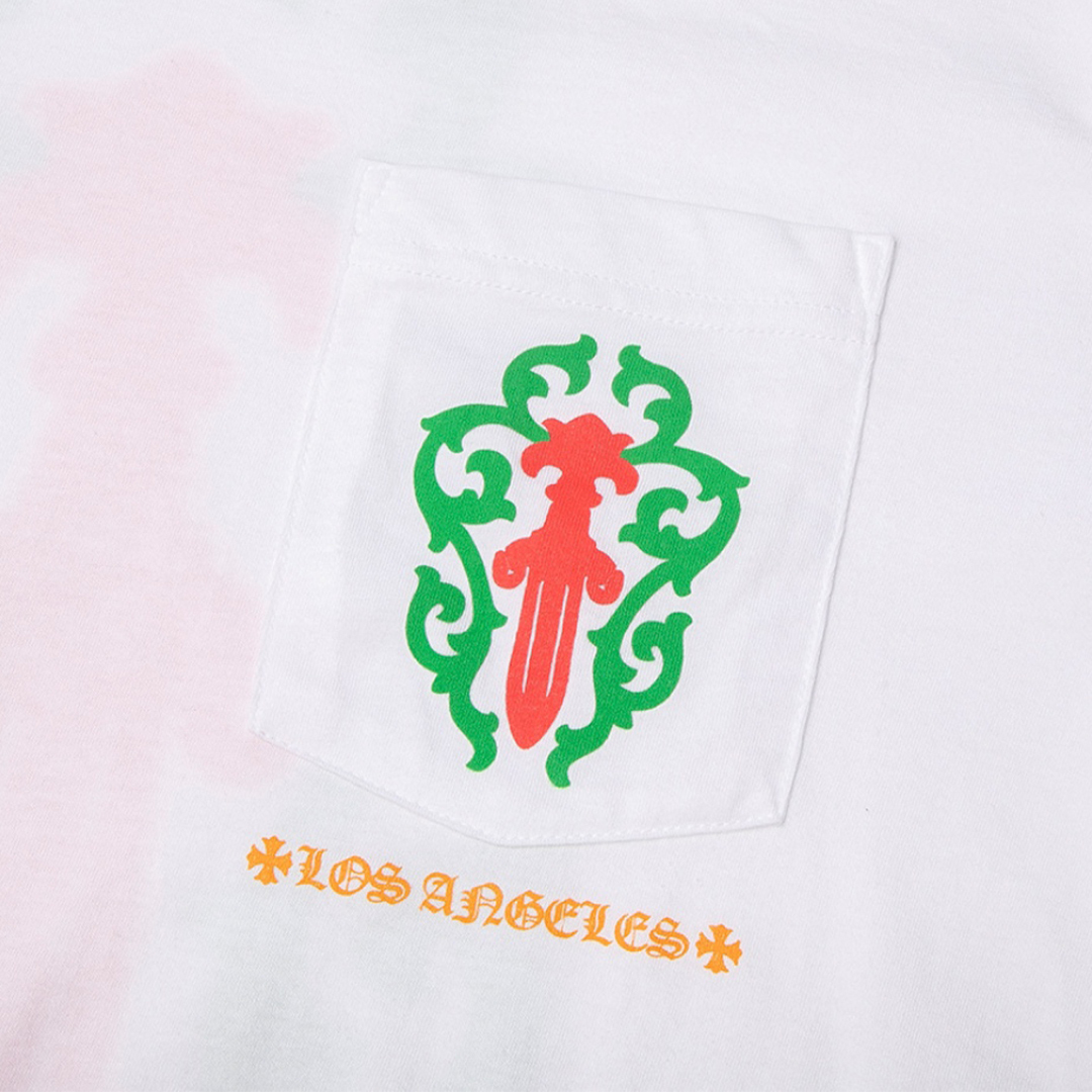 Chrome Hearts Los Angeles Exclusive Christmas L/S T-shirt White CH-032060005