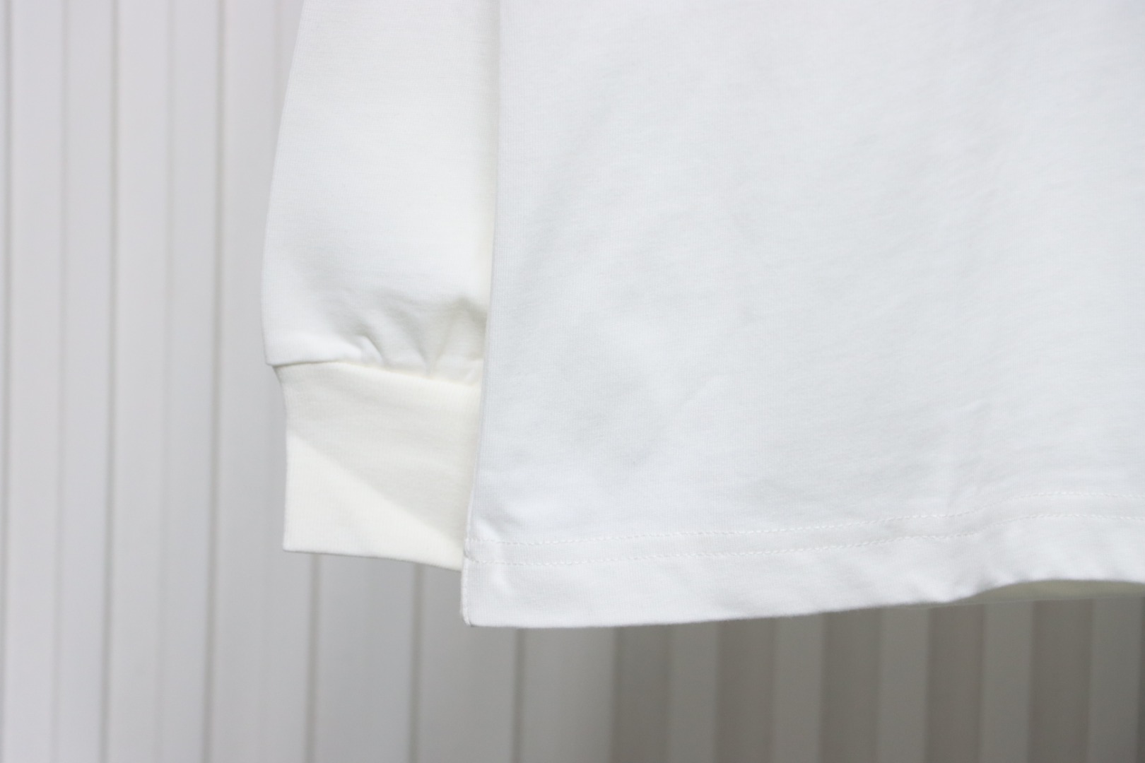 Coco Shoes Bottega Veneta Studded Pocket Long Sleeve T-Shirt White