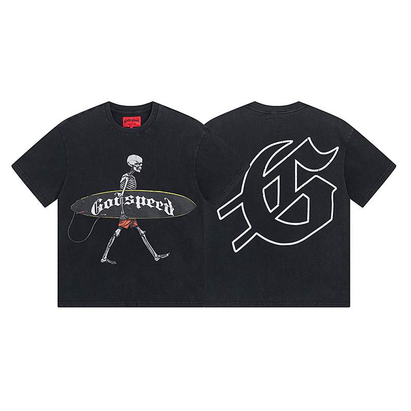 Coco Shoes Godspeed Surf Day Tee #1025 Black