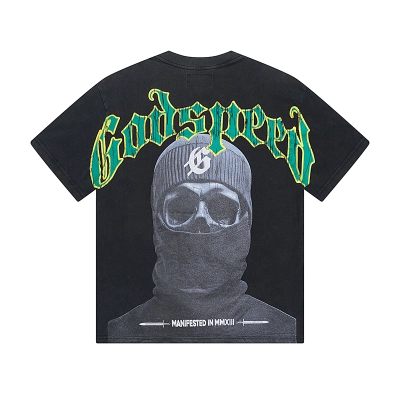 Godspeed Balaclava Szn T-Shirt #1020 Wash Black  01