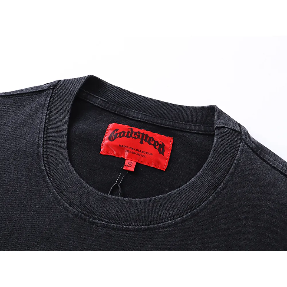 Godspeed Balaclava Szn T-Shirt #1020 Wash Black 