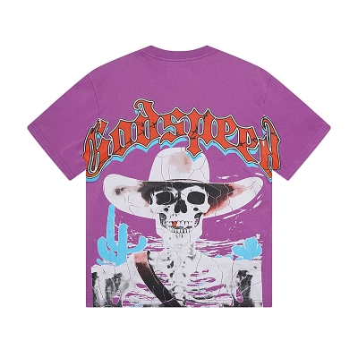 Coco Shoes Godspeed Goldie T-Shirt #1018 Purple Washed 01