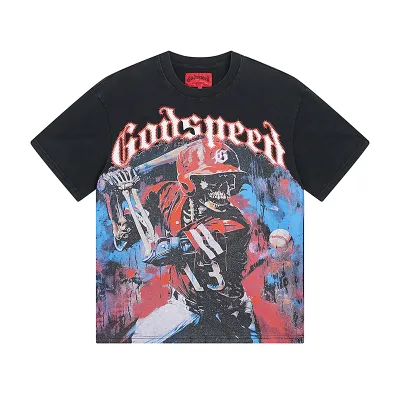 Godspeed Grandslam T-shirt #1017 Black Wash 01