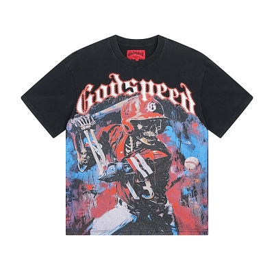 Godspeed Grandslam T-shirt #1017 Black Wash 01