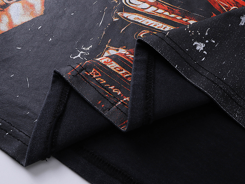 Coco Shoes Godspeed Racer Goldie T-shirt #1012 Black Wash