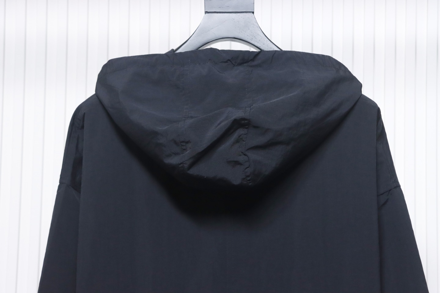 Bottega Veneta Packable Tech Nylon Hooded Jacket In Black