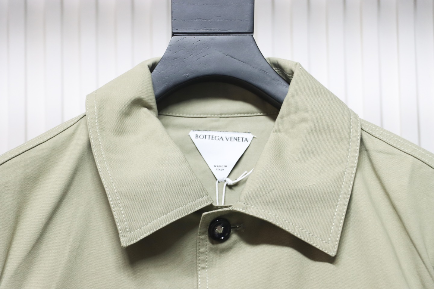 Bottega Veneta Single-breasted Lapel Cotton Twill Jacket