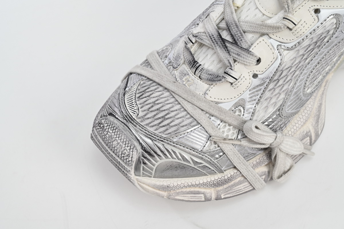 Coco Shoes Balenciaga 3XL Sneaker Silver White 542229 W1RB5 0101