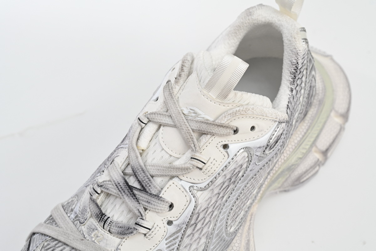 Coco Shoes Balenciaga 3XL Sneaker Silver White 542229 W1RB5 0101