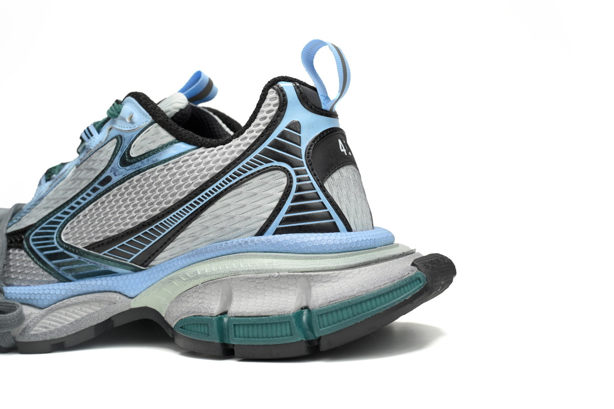 Coco Shoes Balenciaga 3XL Sneaker Black Green Blue 734731 W3XLR 0629