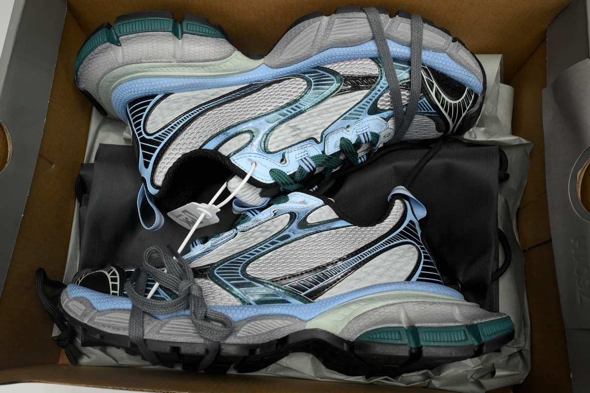 Coco Shoes Balenciaga 3XL Sneaker Black Green Blue 734731 W3XLR 0629