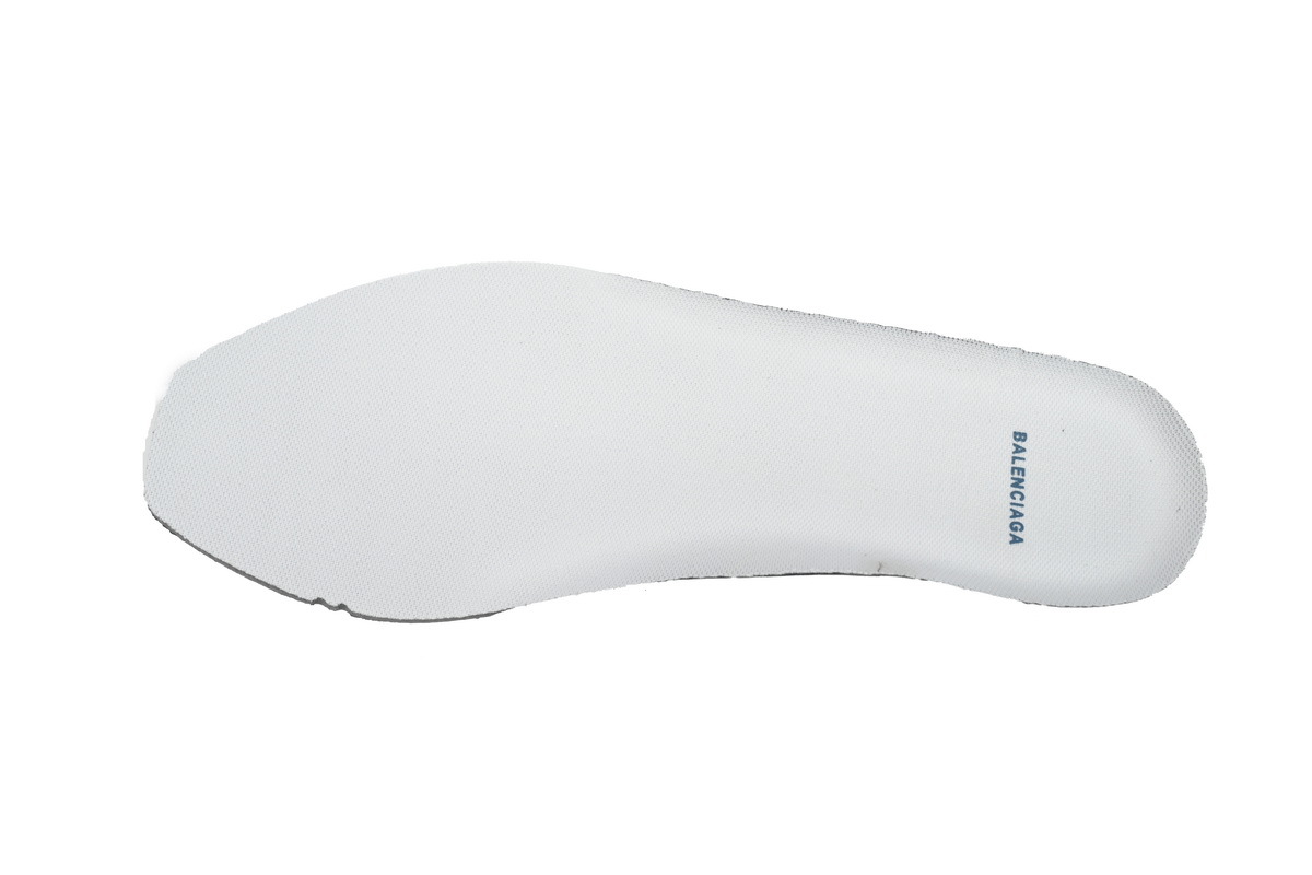 Coco Shoes Balenciaga 3XL Sneaker White Silver Black Blue 734731 W3XL5 9047