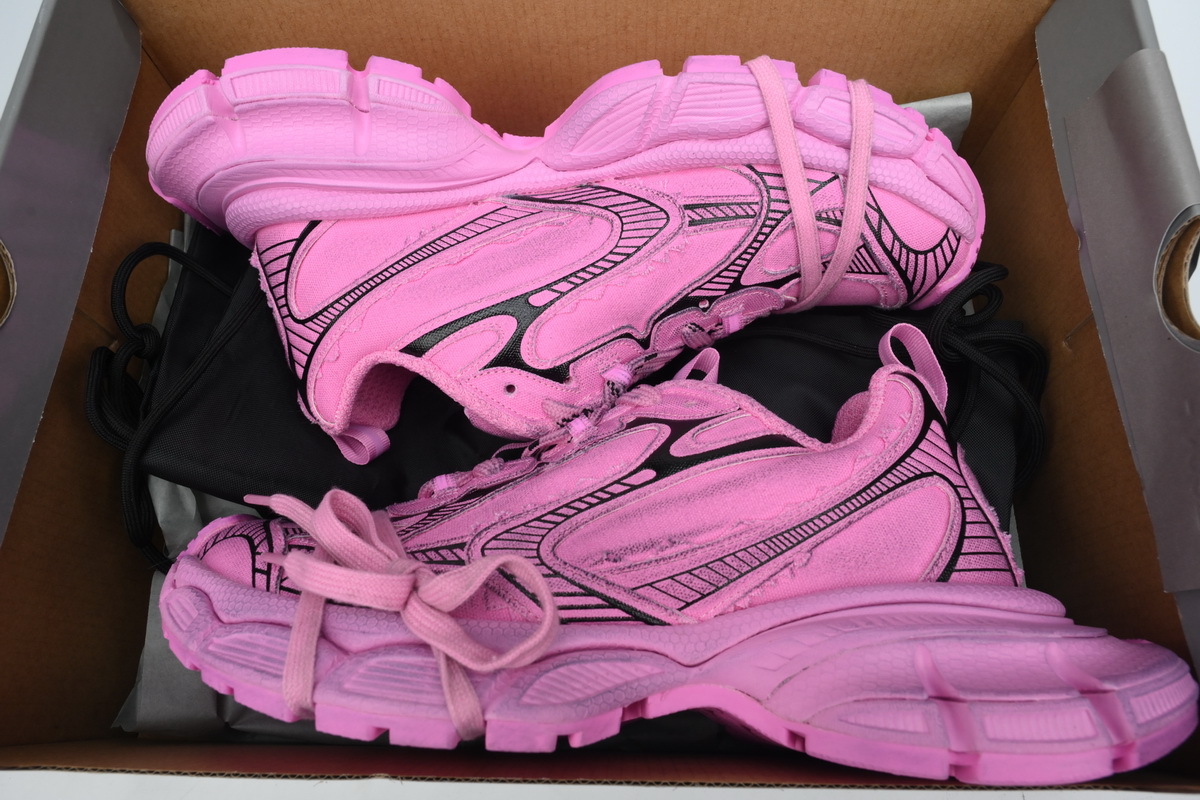 Coco Shoes Balenciaga 3XL Sneaker Canvas Pink 734731 W3XDC 5000