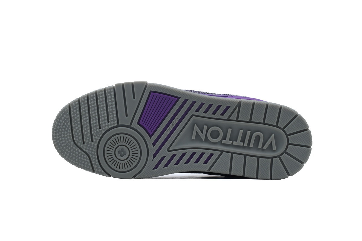 Coco Shoes Louis Vuitton Trainer Purple Swarovksi Crystals 1ACR21
