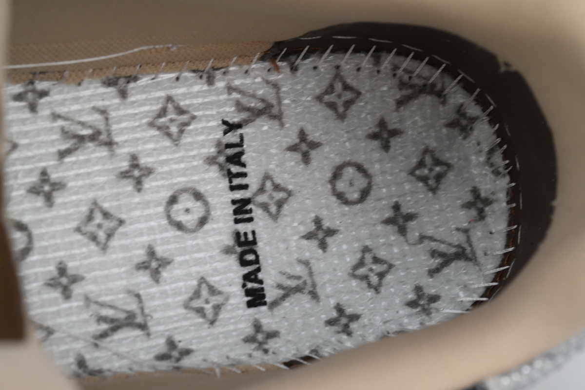 Coco Shoes Louis Vuitton Trainer Khaki Camouflage Rhinestone