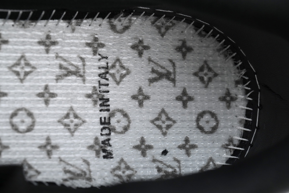 Coco Shoes Louis Vuitton Trainer Black Silver Rhinestone 