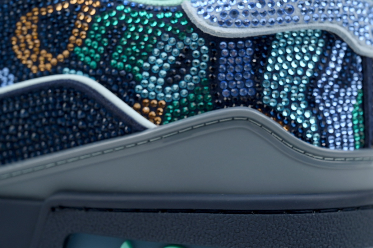 Coco Shoes Louis Vuitton Trainer Marine Navy Blue Crystal  1AARGM