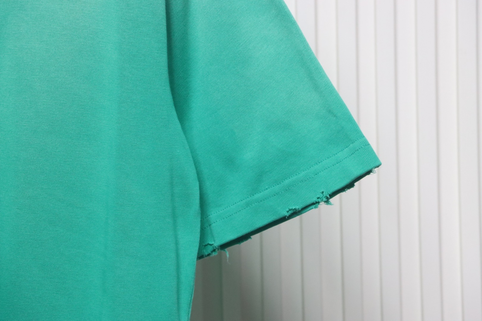 Balenciaga Cola Wave Print Logo T-shirt Green