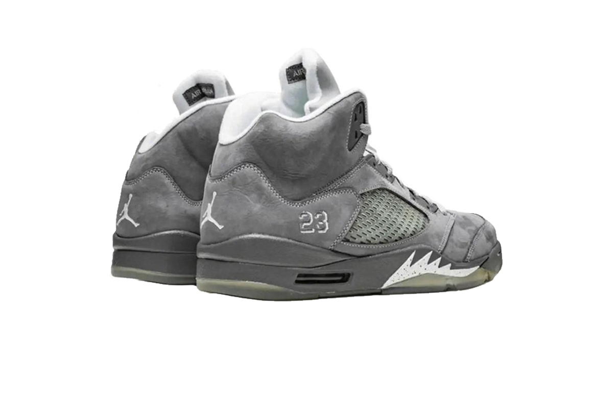 Coco Shoes Air Jordan 5 Retro Wolf Grey 136027-005