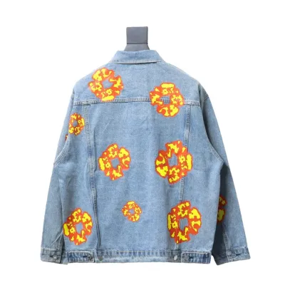 Denim Tears Washed Flame Denim Jacket Blue 02
