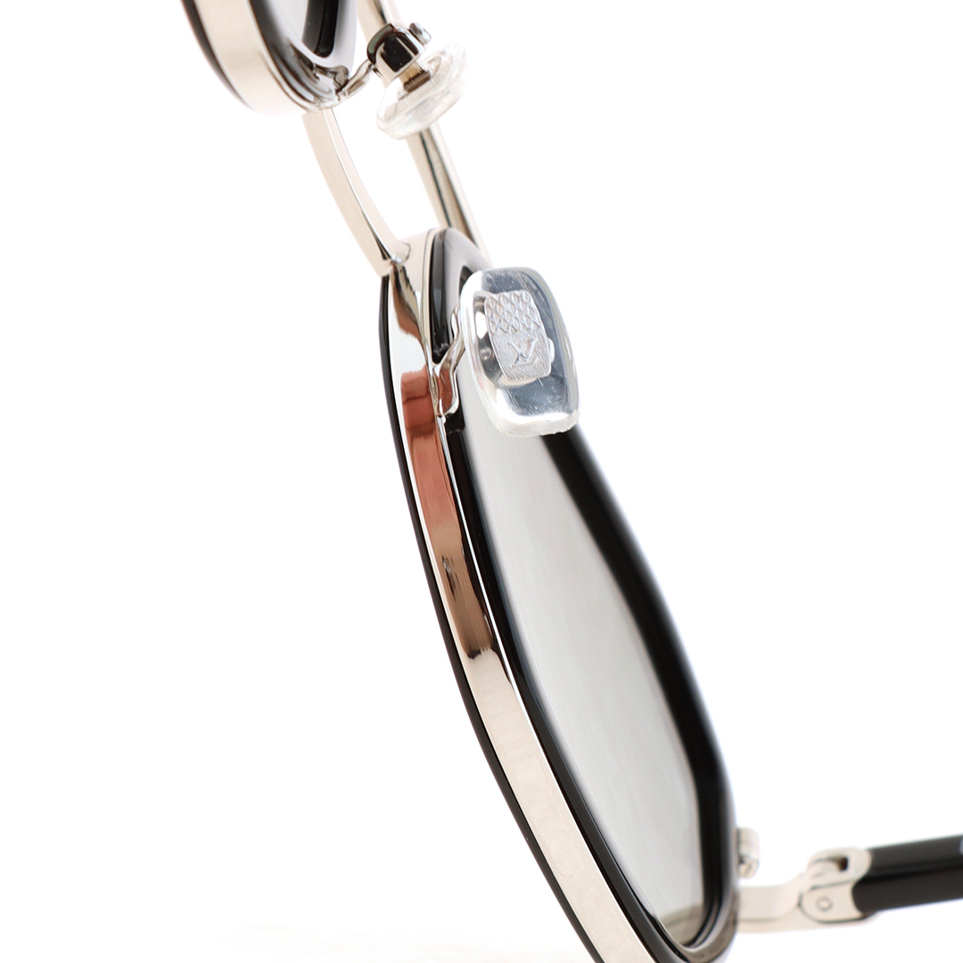 Louis Vuitton Signature Duo Round Sunglasses Green Silver Z2532U