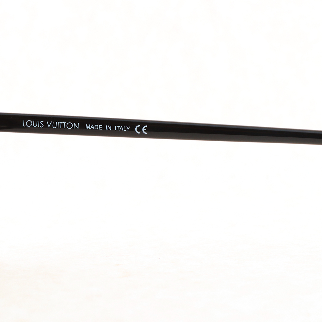 Louis Vuitton Signature Duo Round Sunglasses Green Silver Z2532U