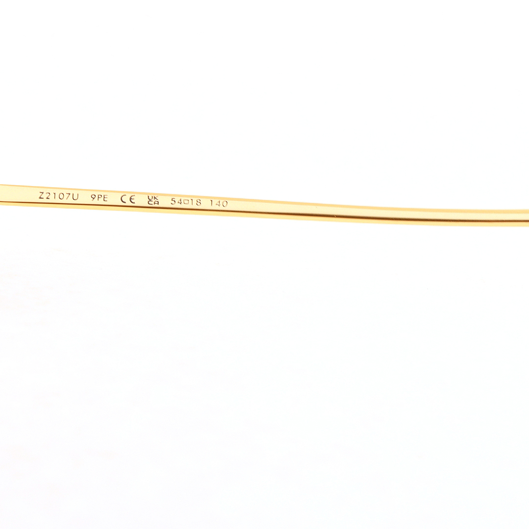 Louis Vuitton Bright Oval Sunglasses Orange Gold Z2428U