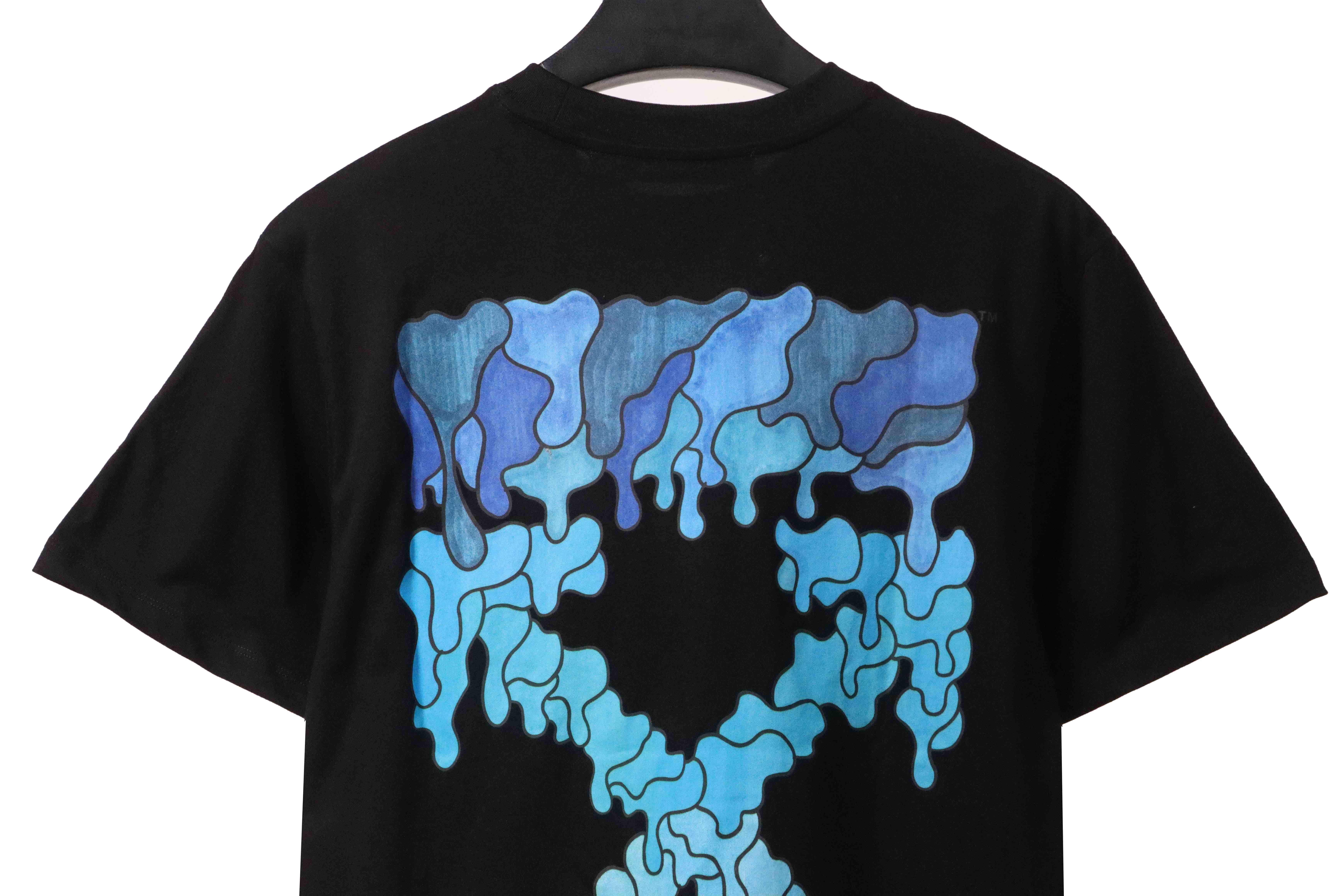 Coco Shoes Off-white Blue Marker Arrows Black T-Shirt