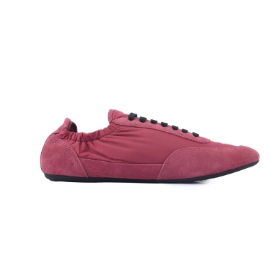 Prada Sneakers Collapse Rose Red 02