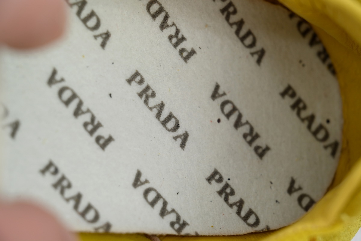 Prada Sneakers Collapse Yellow