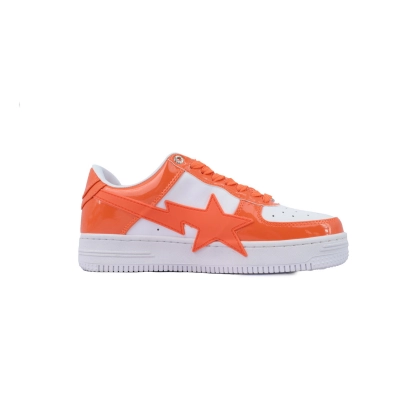Coco Shoes A Bathing Ape Bape SK8 Sta White Orange Red OZXSHMX91310N 02